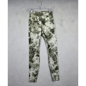 Lululemon Align Pants Leggings Womens 6 Diamond Dye 19 High Rise Sage Green Yoga